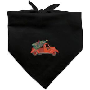 GRAPHICS & MORE Old Timey Christmas Red Truck and Tree Dog Pet Bandana