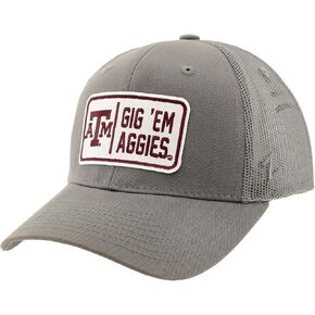 ZHATS Standard NCAA Officially Licensed Snapback Hat Big Rig Patch Gray Defer, Grey, One Size