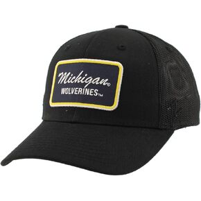 ZHATS Standard NCAA Officially Licensed Snapback Hat Big Rig Patch Black Brick, One Size