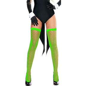 Women Sexy Fishnet Thigh High Stockings Top Stay Up Pantyhose for Women