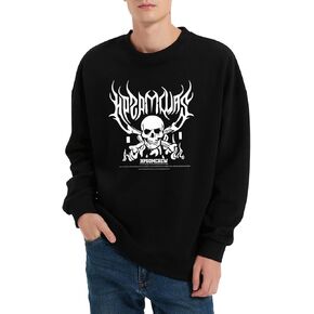 Mens Crewneck Sweatshirts Casual Long Sleeves Cotton Pullover Sweatshirt