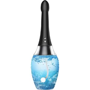 Enema Anal Douche for Men Women, Electric Enema Bulb with 7-Mode, Anti Backflow Colon Cleaner with 5 Water Outlets 3-Level Spray, Skin-Friendly Silicone 16 fl oz in Kuwait