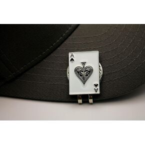 Playing Cards Golf Ball Marker + Magnetic Hat Clip, Unique Golf Gift, Premium Quality, The for Your Favorite Golfer, Golf Accessories for Any Occasions