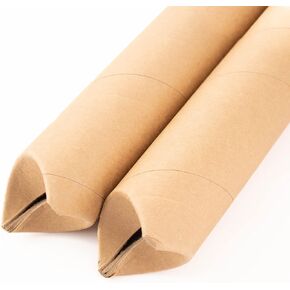MagicWater Supply 2 inch x 18 inch, Mailing Tubes with Snap Seal (2 Pack)