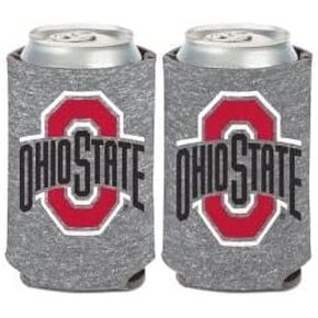 WinCraft Ohio State Buckeyes GRAY HEATHER Can Cooler 12 oz.