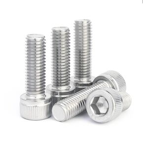 1/4-20 Socket Head Cap Screws,20Pcs 1/4-20x2-1/4 Socket Head Bolts,18-8 (304) Stainless Steel Screw and Bolt,Allen Hex Drive Bright Finish Machine Thread Coarse Thread UNC (1/4-20x2-1/4-20)