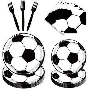Golf Party Plates Napkins - 64PCS Golf Party Supplies Golf Party Tableware Set Golf Theme Paper Plates Napkins Forks Disposable Golf Plates Golf Birthday Party Decorations Supplies(16 Guests)