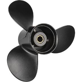 9.5 x11 P 48-896896A40 10 Spline Tooth Upgrade OEM Aluminum Boat Outboard Moto Propeller for Mercury Engines 25-30HP 3 Gearcase RH