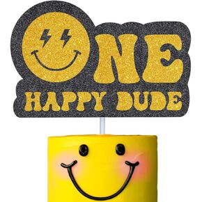 One Happy Dude Cake Topper Decoration (ONE-BD-Xiaolian)