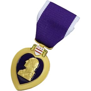 Full Size Purple Heart Medal - Honor and Respect for the Brave by enlivik