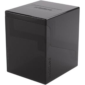 Gamegenic Bastion 100+ XL Deck Box - Compact, Secure, and Perfectly Organized for Your Trading Cards! Safely Protects 100+ Double-Sleeved Cards, Black Color, Made