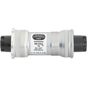 SHIMANO 105 BB-5500 Bottom Bracket - Italian 70 x 109.5mm Octalink V1 Spindle in