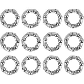 X AUTOHAUX 12pcs 20.5mm x 7 Ball Bearing Cages Crank Bearings Wheel Bearing Retainer for Bicycle