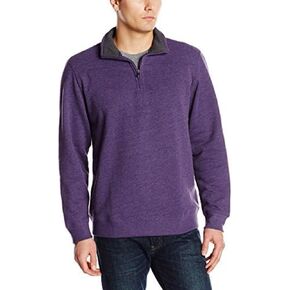 Arrow Men's Long Sleeve 1/4 Zip Sueded Fleece