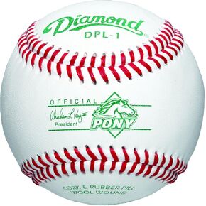 Diamond Pony League Competition Grade Baseball, Dozen