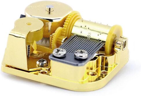 Somewhere Over The Rainbow 18 Note Musical Movement for DIY Music Boxes, Musical Clockwork Device Replacement for Old Music Box(Gold) in Kuwait