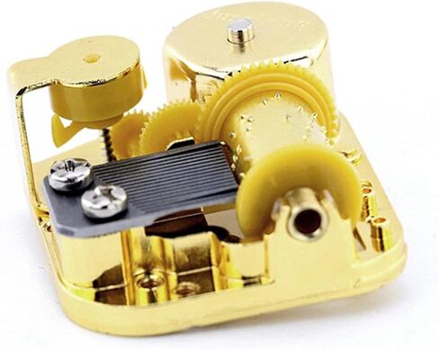 Somewhere Over The Rainbow 18 Note Musical Movement for DIY Music Boxes, Musical Clockwork Device Replacement for Old Music Box(Gold) in Kuwait