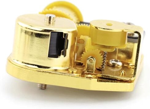 Somewhere Over The Rainbow 18 Note Musical Movement for DIY Music Boxes, Musical Clockwork Device Replacement for Old Music Box(Gold) in Kuwait
