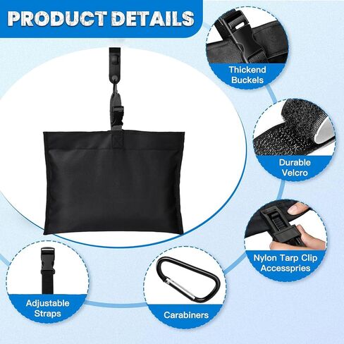 8 Packs Sand Bags Weight Bags for Light Stand Photography Canopy Tent Boact Cover Sand Bags in Saudi Arabia