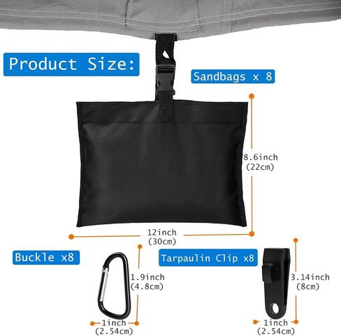 8 Packs Sand Bags Weight Bags for Light Stand Photography Canopy Tent Boact Cover Sand Bags in Saudi Arabia