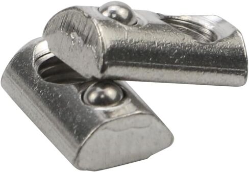 Xiaoyztan 20 قطعة M5 ثقب الخيط T صواميل للمعيار الأوروبي T-Slot الألومنيوم النتوء الشخصي الكربون الصلب (2020 سلسلة M5) in Kuwait