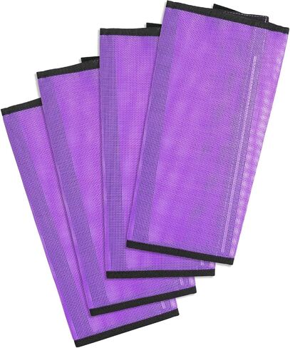 Premium Horse Fly Boots, Ultimate Protection Set for Horse Legs - Breathable Mesh, Stay-on Design, Stomp Reduction (Set of 4)-Rose Red in Saudi Arabia