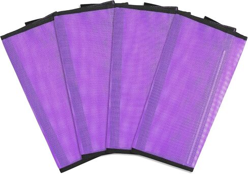 Premium Horse Fly Boots, Ultimate Protection Set for Horse Legs - Breathable Mesh, Stay-on Design, Stomp Reduction (Set of 4)-Rose Red in Saudi Arabia