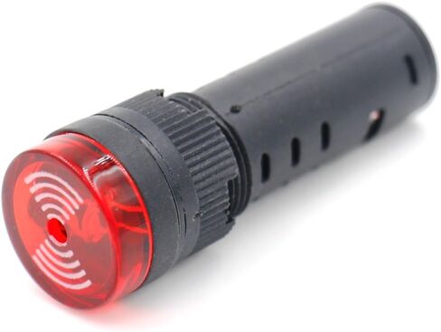 Baomain Signal Light Red LED 24V Indicator Flashing Buzzer in Saudi Arabia