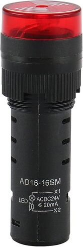 Baomain Signal Light Red LED 24V Indicator Flashing Buzzer in Saudi Arabia