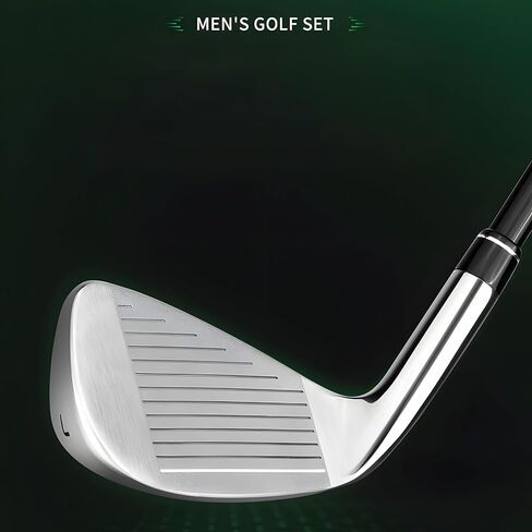 PGM Beginner Golf Clubs Sets Rio for Men 5 Piece Includes Golf Driver, 7 Irons, #52 Sand Wedge, Putter and Lightweight Carry Sunday Club Golf Stand Bag Right Handed in Kuwait