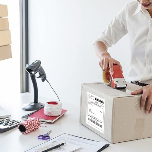 MFLABEL Thermal Direct Shipping Label 4x6 Thermal Labels 500 Labels per Stack,1 Stack - Commercial Grade in Kuwait