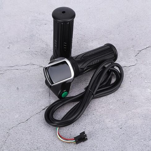 Ebike Throttle with Screen, Electric Bike Speed Throttle Grips Electric Scooter Accelerator Handle Grips with LCD Battery Display,Electric Scooter Controller in Saudi Arabia