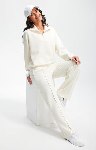Libin Women's 2 Piece Outfits Sweatsuit Comfy Sweatshirt Sweatpants Track Suits Fall Lounge Sets for Women in Saudi Arabia
