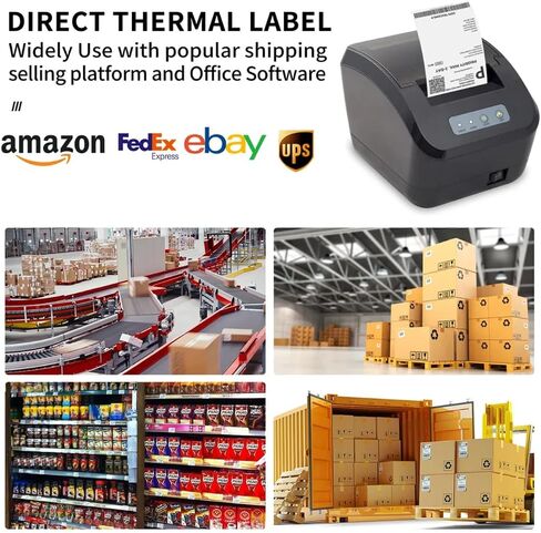 UPS Thermal Labels, 4"" x 6"", 6000 Fanfold Labels (02774006), White in Saudi Arabia