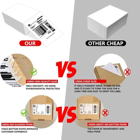 UPS Thermal Labels, 4"" x 6"", 6000 Fanfold Labels (02774006), White in Saudi Arabia