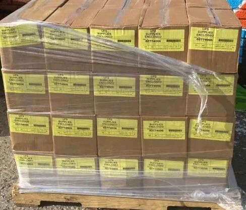 UPS Thermal Labels, 4"" x 6"", 6000 Fanfold Labels (02774006), White in Saudi Arabia