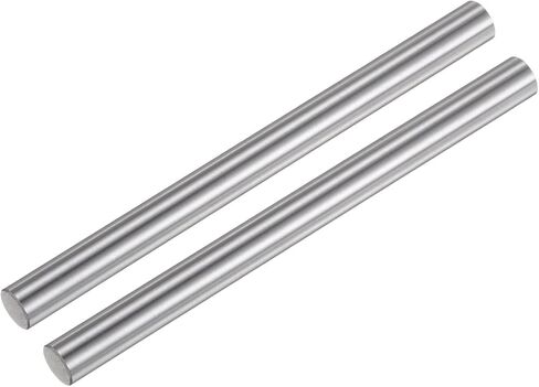 uxcell 2PCS Linear Motion Rod Shaft Guide 12mm x 100mm (0.472 x 3.93 inches) for 3D Printer and CNC Machine, Metric H8 Tolerance, Rigidity 53-62 HRC,Ra0.35m in Saudi Arabia