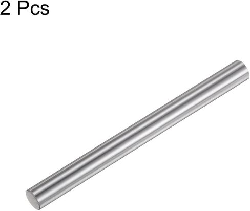 uxcell 2PCS Linear Motion Rod Shaft Guide 12mm x 100mm (0.472 x 3.93 inches) for 3D Printer and CNC Machine, Metric H8 Tolerance, Rigidity 53-62 HRC,Ra0.35m in Saudi Arabia
