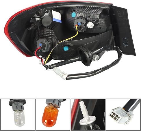 Tail Light Halogen Bulbs Replacement for 2016-2021 Chevy Malibu GM2804122 84132376 Taillight Tail Lamp Brake Driver Side Left in Saudi Arabia