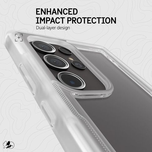 Pelican Shield - Samsung Galaxy S24 Ultra Case [6.8"] [Wireless Charging] [21ft MIL-STD Drop Protection] 2 Piece (Heavy Duty Cover and Belt Clip Holster Stand) Case for Samsung Galaxy S24 Ultra-Carbon in Kuwait