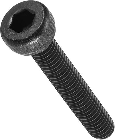METALLIXITY Socket Head Cap Screws(M2-0.4x8mm)50Pcs, Carbon Steel Allen Socket Drive Metric Fully Threaded Oxide - Machine Grade 12.9 Internal Hex Screw UNC Coarse Thread, Black in Saudi Arabia