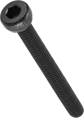 METALLIXITY Socket Head Cap Screws(M2-0.4x8mm)50Pcs, Carbon Steel Allen Socket Drive Metric Fully Threaded Oxide - Machine Grade 12.9 Internal Hex Screw UNC Coarse Thread, Black in Saudi Arabia