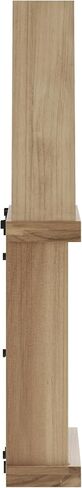 Flash Furniture Quincy Flag and Certificate Display Case, Solid Pine Wood Flag Shadow Box Fits 3x5 Folded Flag, Weathered Wood Finish in Saudi Arabia