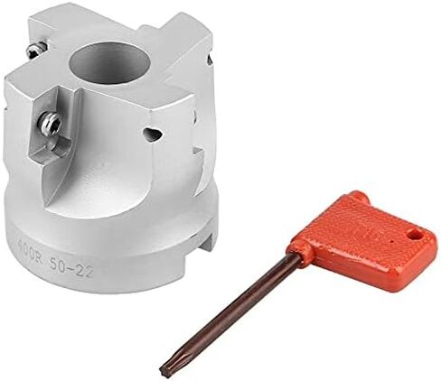 Face Mill Shoulder Cutter BAP400R-50-22-4T 90 Degree Square Shoulder Indexable CNC 4 Flutes Face Mill Shoulder Milling Cutter with Wrench and Box in Saudi Arabia