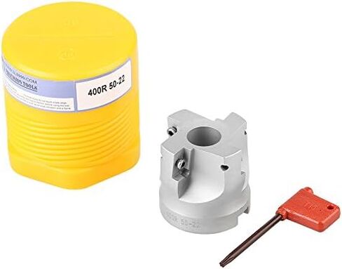 Face Mill Shoulder Cutter BAP400R-50-22-4T 90 Degree Square Shoulder Indexable CNC 4 Flutes Face Mill Shoulder Milling Cutter with Wrench and Box in Saudi Arabia