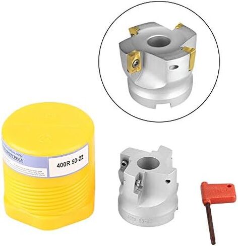 Face Mill Shoulder Cutter BAP400R-50-22-4T 90 Degree Square Shoulder Indexable CNC 4 Flutes Face Mill Shoulder Milling Cutter with Wrench and Box in Saudi Arabia