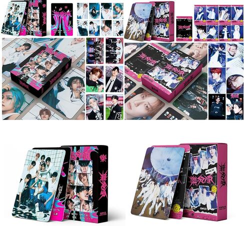 2 Boxes/110 Pcs Stray&kids Lomo Cards 樂-STAR Album Photocards Set Cards for SKZ‘S Fans in Saudi Arabia
