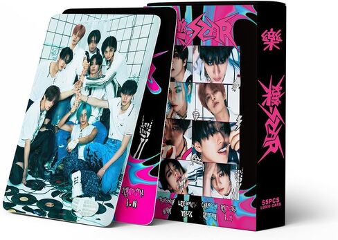 2 Boxes/110 Pcs Stray&kids Lomo Cards 樂-STAR Album Photocards Set Cards for SKZ‘S Fans in Saudi Arabia