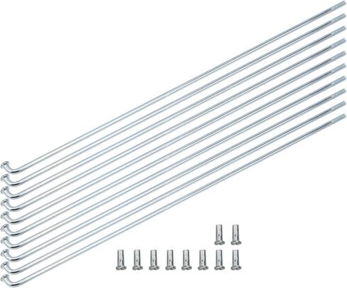 VGEBY Electric Bicycle Thick Spokes, 13G 2.2mm Bike Spokes Stainless Steel Spokes Bicycle Tricycle Accessories Combination Spokes (10 pcs/sell) in Saudi Arabia