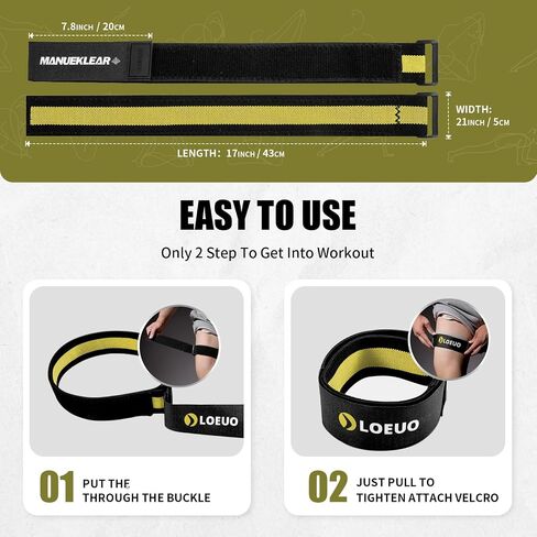 Booty Bands for Working Out Glutes, Adjustable Blood Flow Restriction Bands with Non Slip for Workout Butt & Thigh Building, Occlusion Bands for Women and Men Glutes Easy to Carry in Saudi Arabia